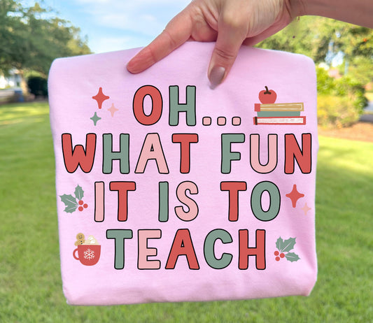 Oh what fun… to teach..