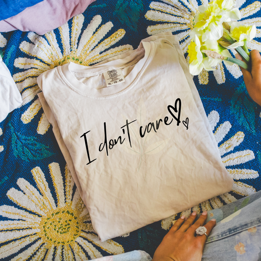 I don’t care heart